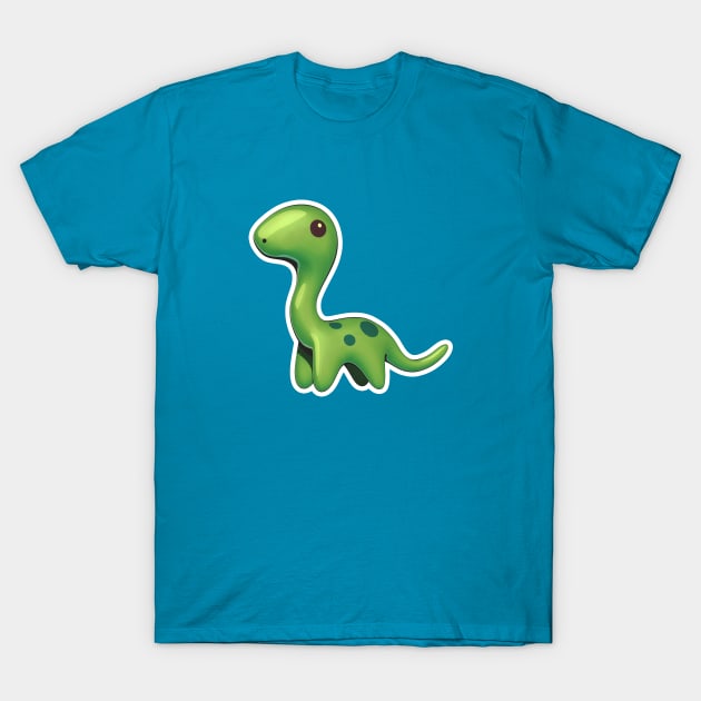 Green Dinosaur T-Shirt by AKdesign
